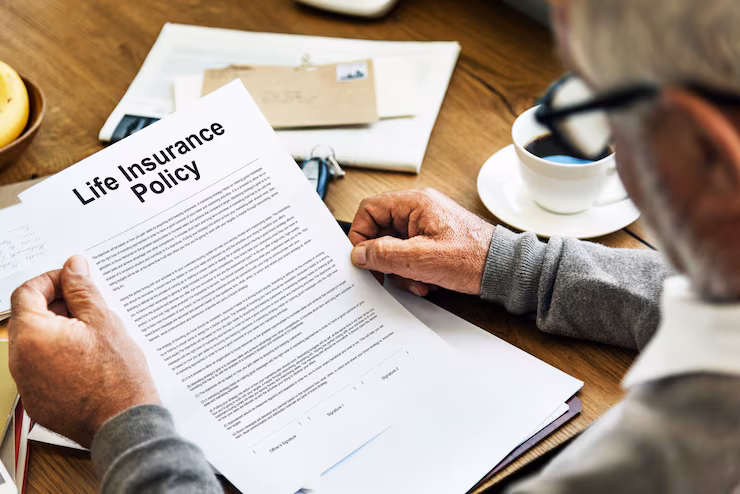Insurance professionals discussing coverage options